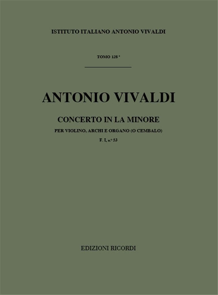 Concerti Per Vl., Archi E B.C.: